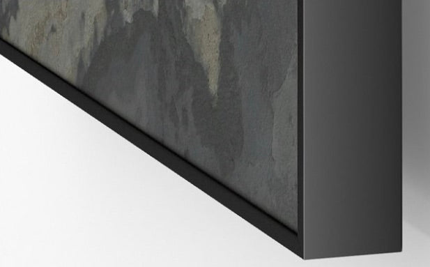 Rama dekoracyjna - czarne aluminium